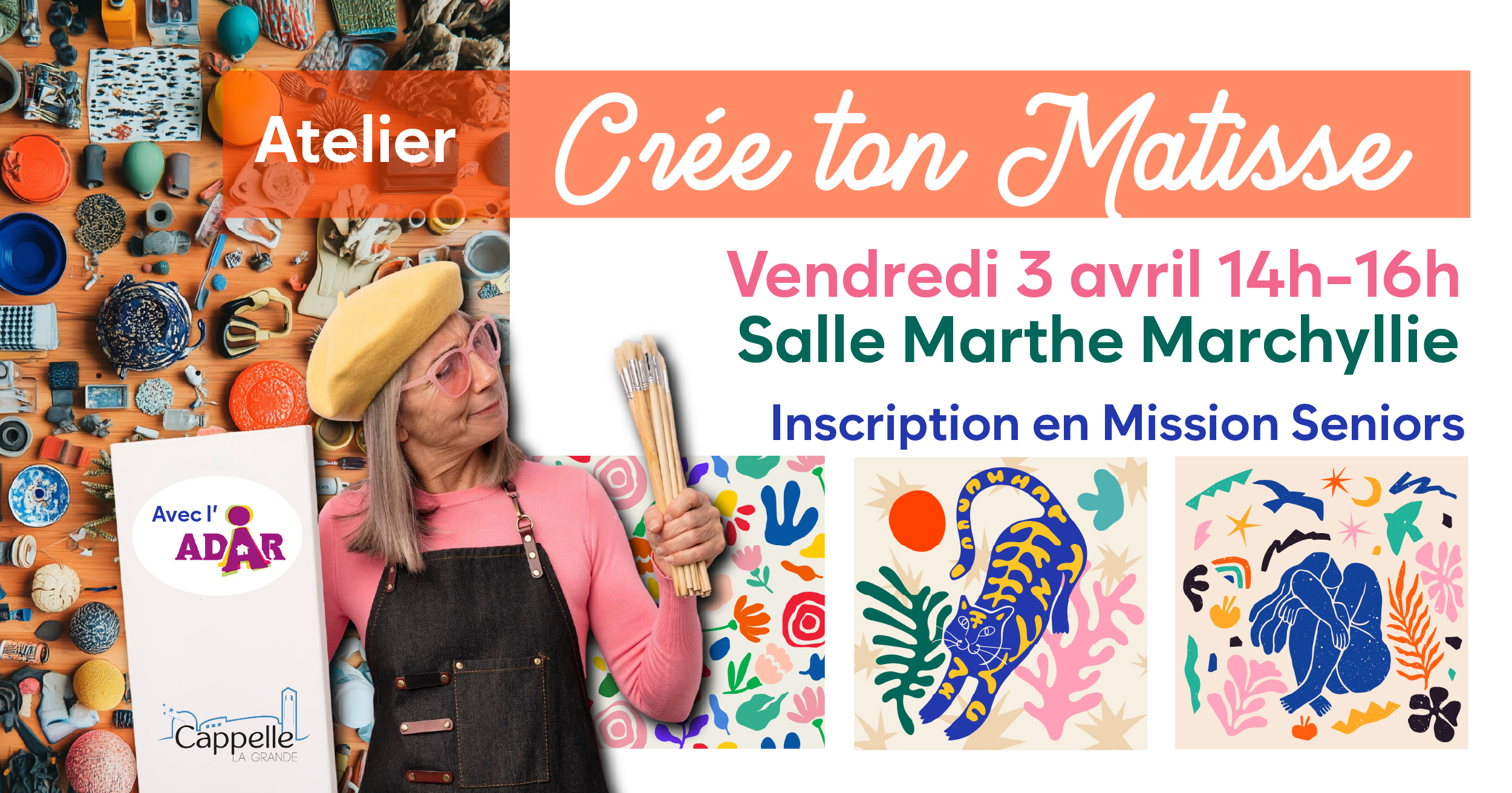 ATELIER CRÉATIF : Crée ton "Matisse" !