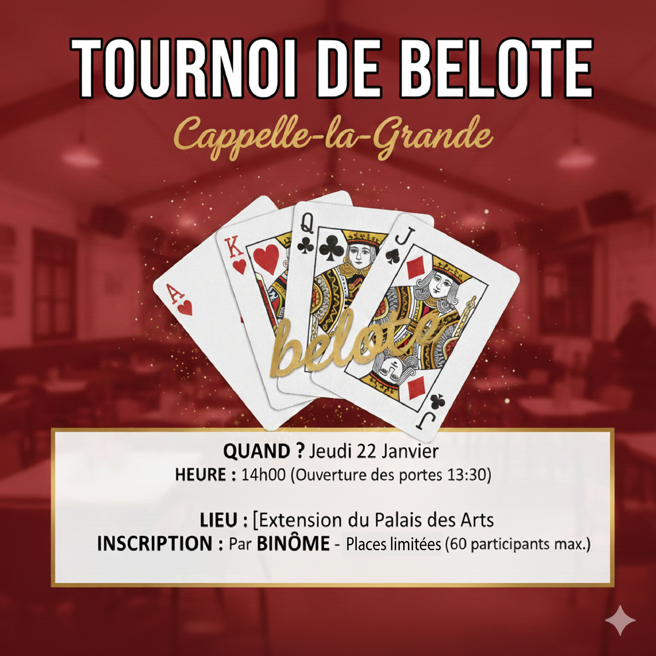 Tournoi de belote