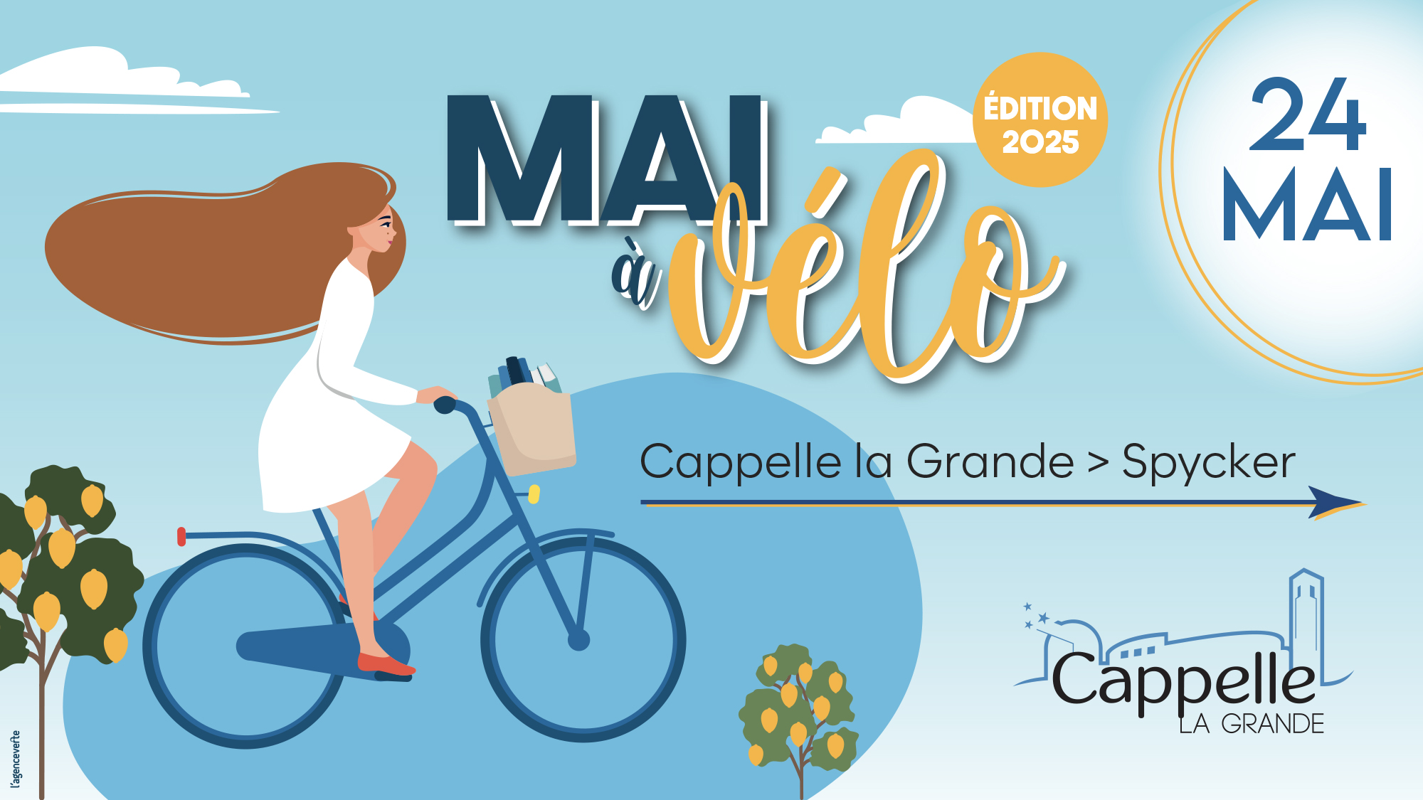 Mai à vélo