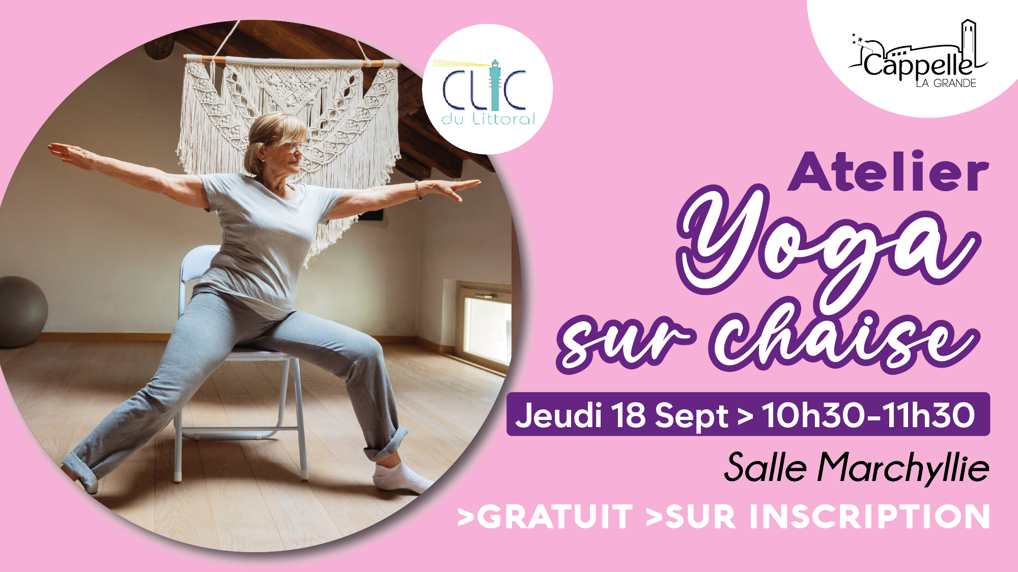 Yoga sur chaise