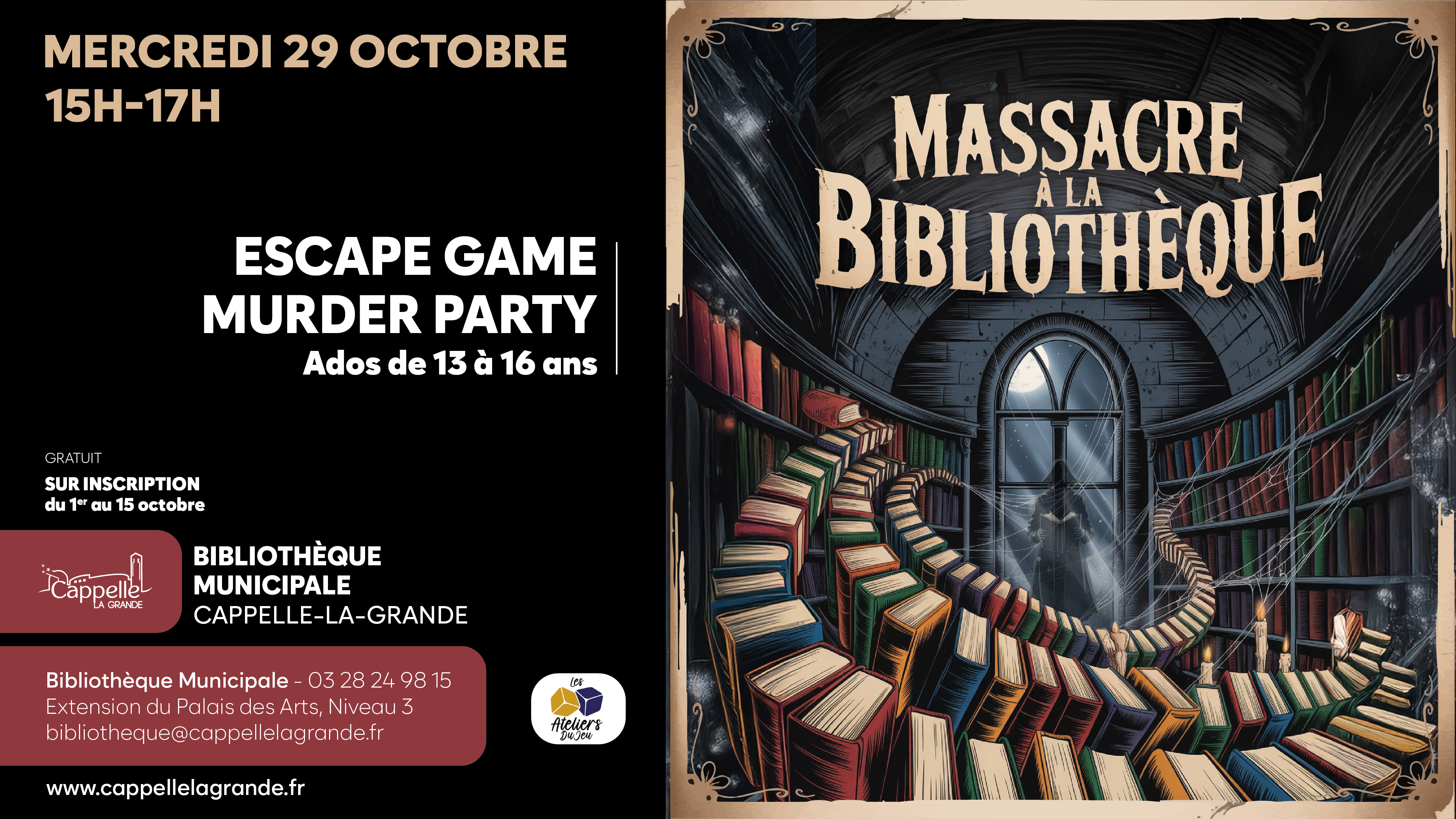 Massacre à la Bibliothèque ! Murder Party