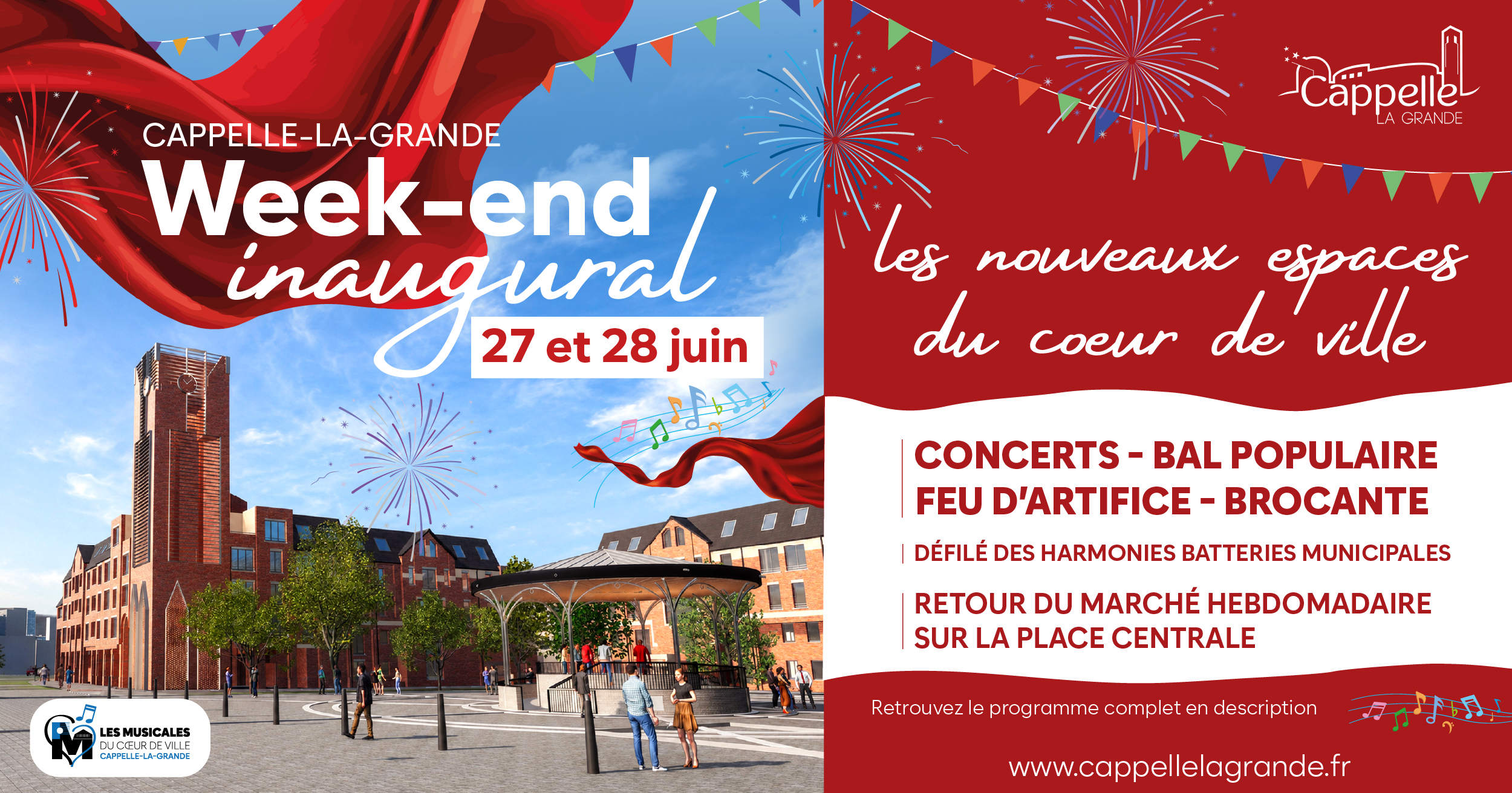 Weekend inaugural - Fêtons notre nouveau coeur de ville !