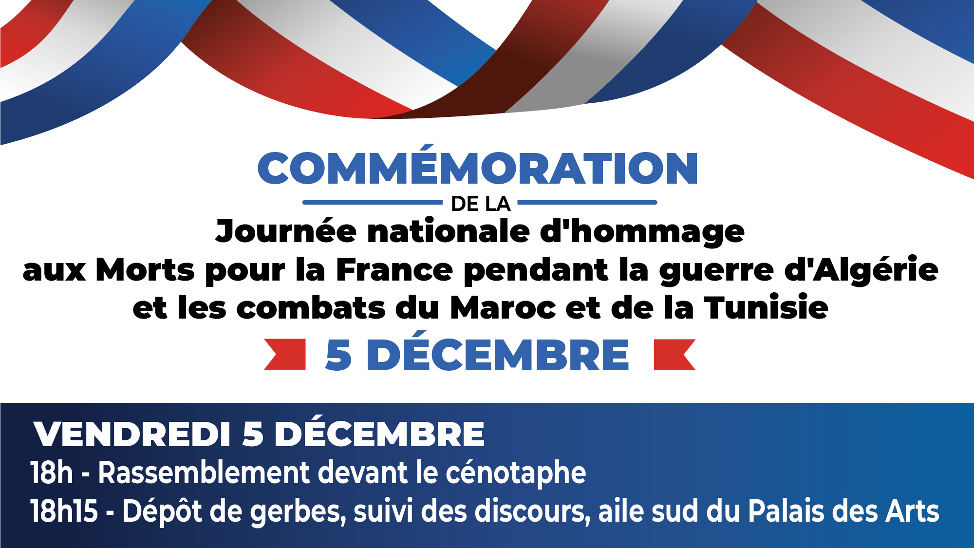 Commémoration du 5 décembre