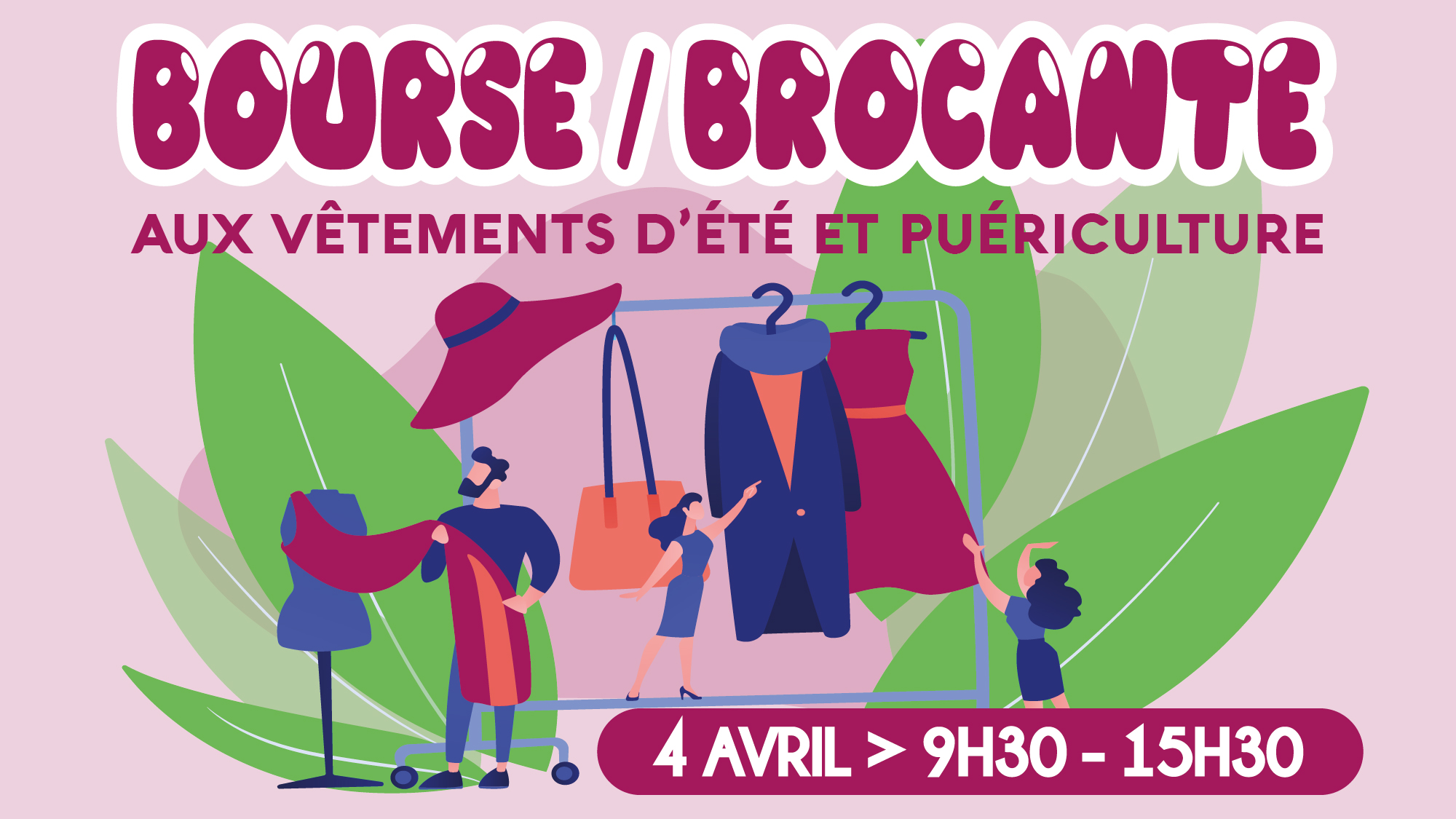 Bourse aux vêtements d'été et puériculture