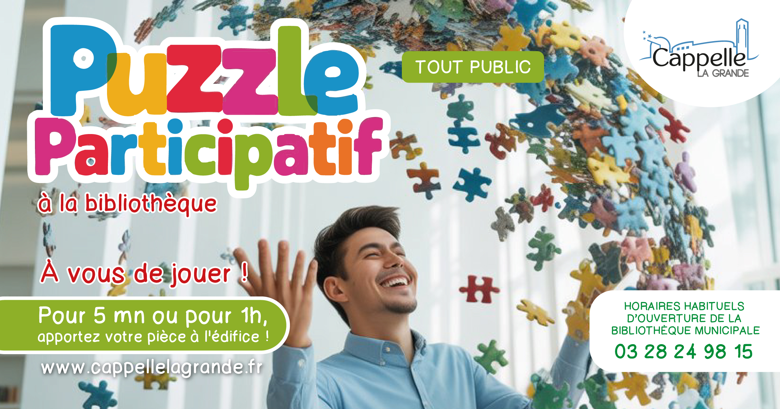 Puzzle Participatif à la bibliothèque