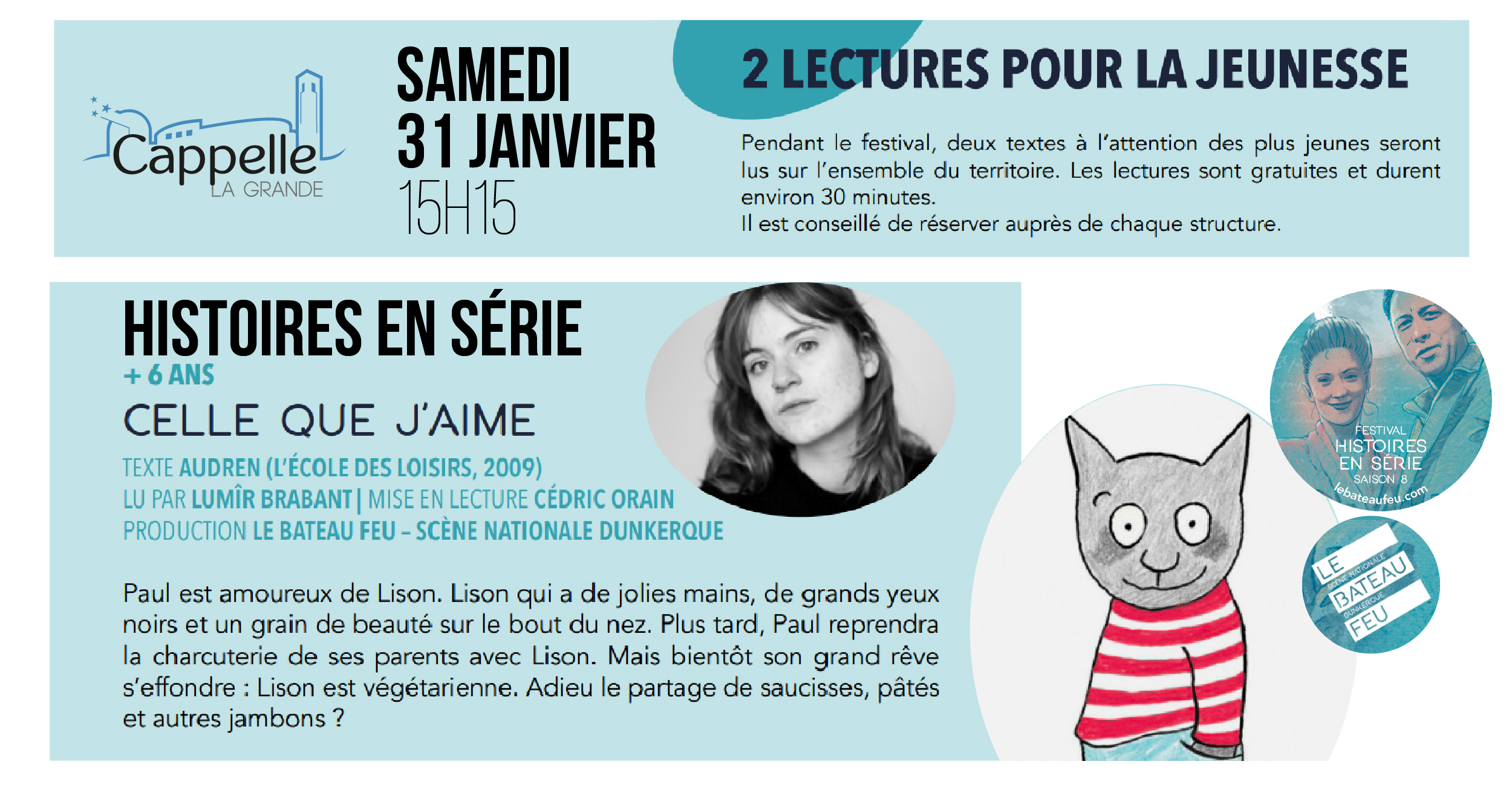 Lecture-Spectacle : Celle que j'aime