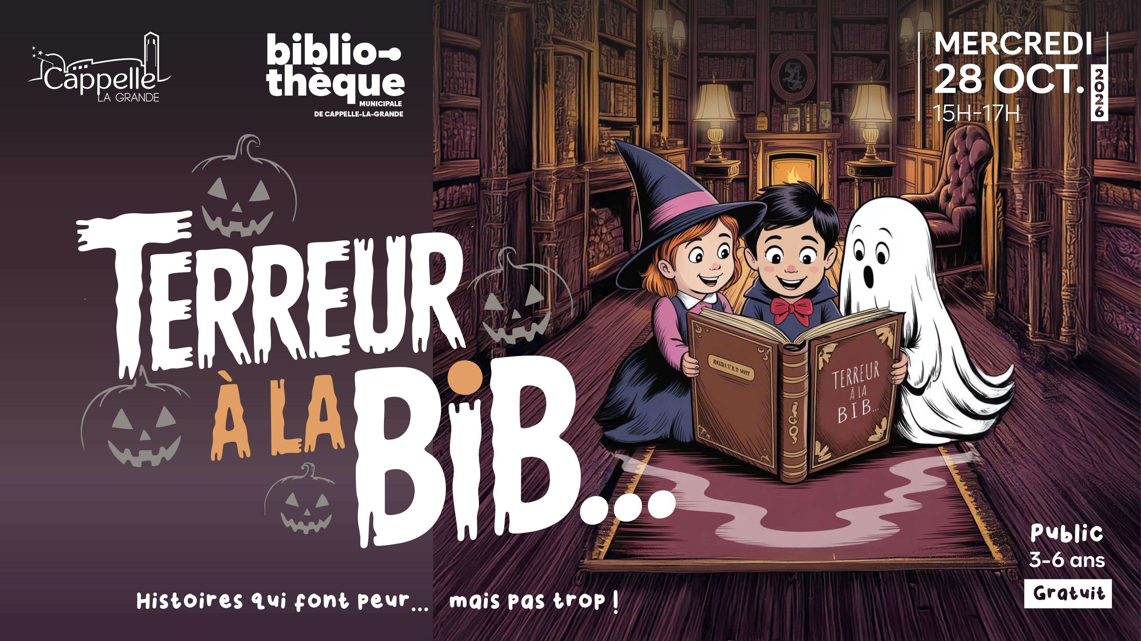 Terreur à la bib...
