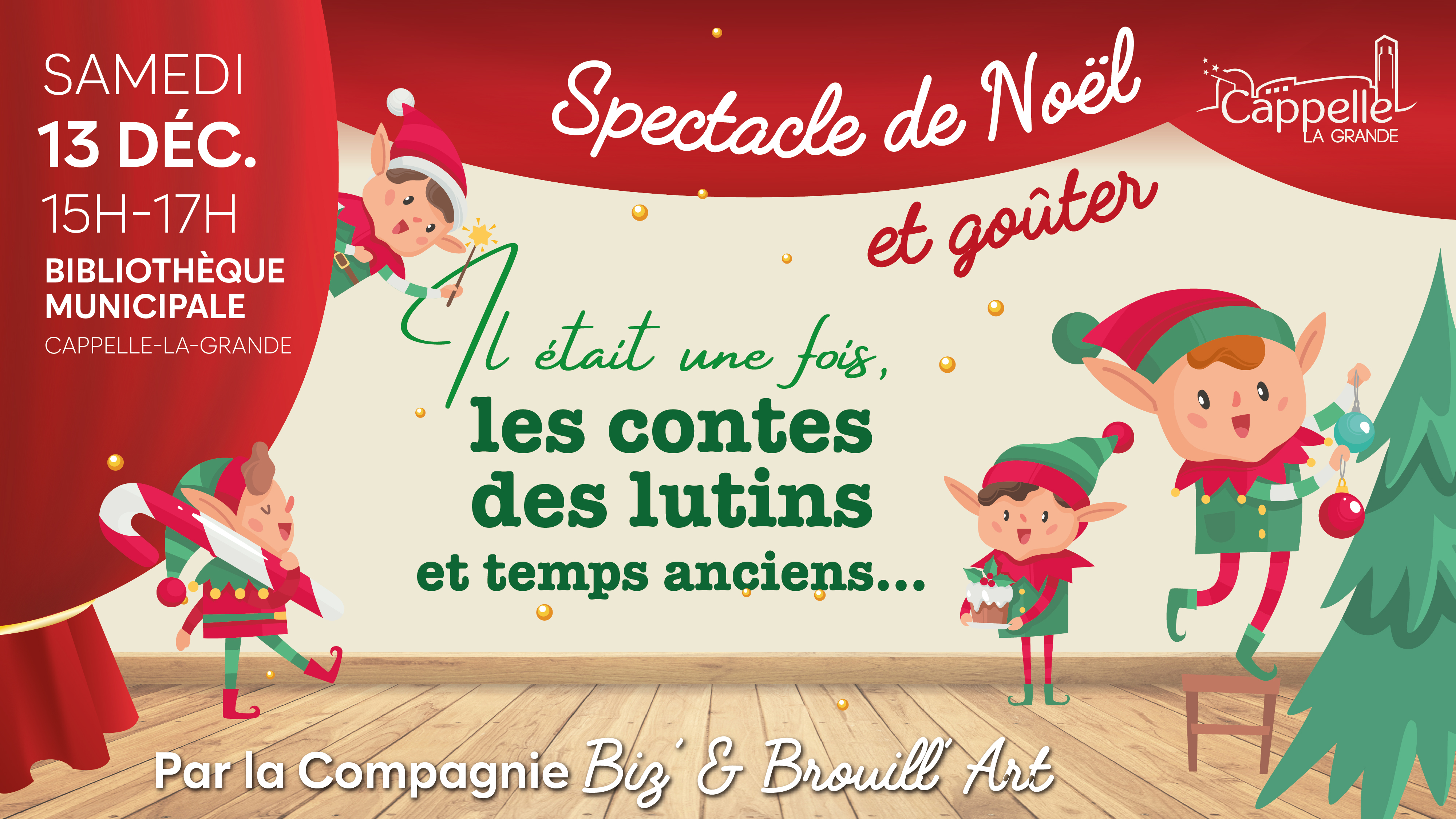 Spectacle : "Il était une fois, les contes des lutins…"