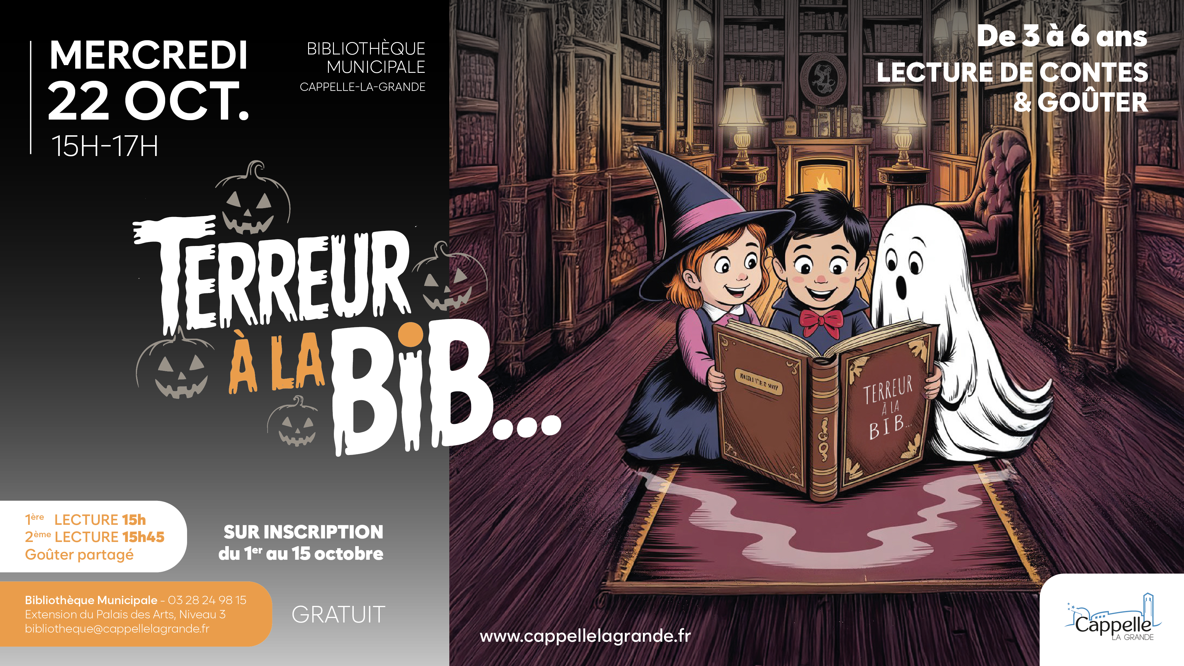 TERREUR À LA BIB !